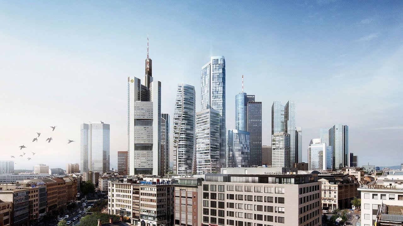 Galeria de BIG projeta arranha-céu para Frankfurt - 1