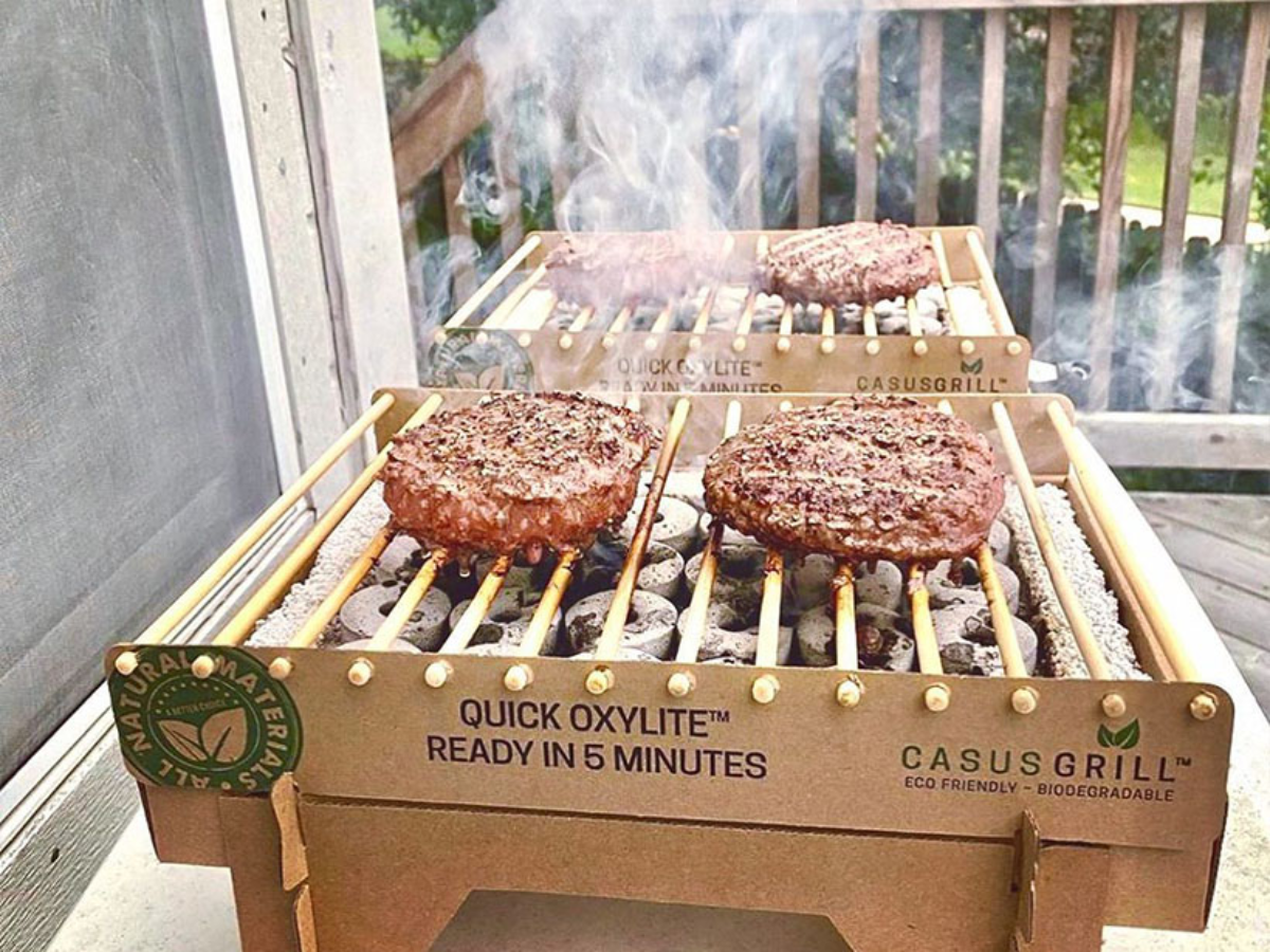 Casusgrill - Barbecue portatile ecologico e biodegradabile – Iperverde