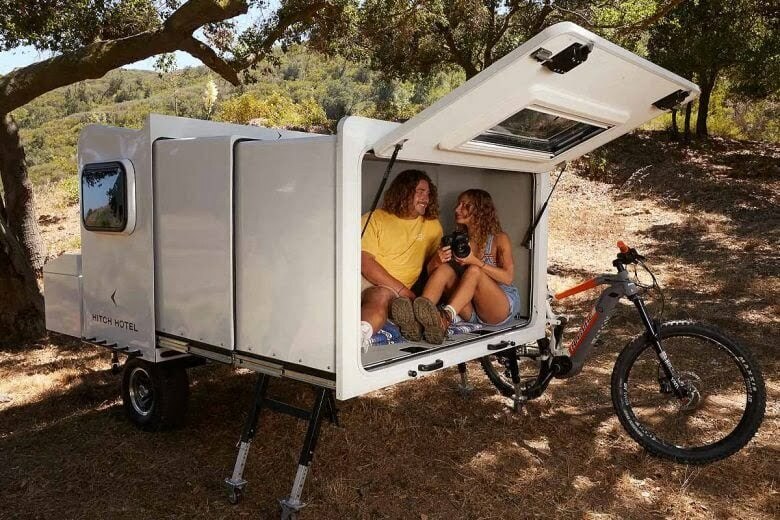 Складной дом на колесах вместо палатки