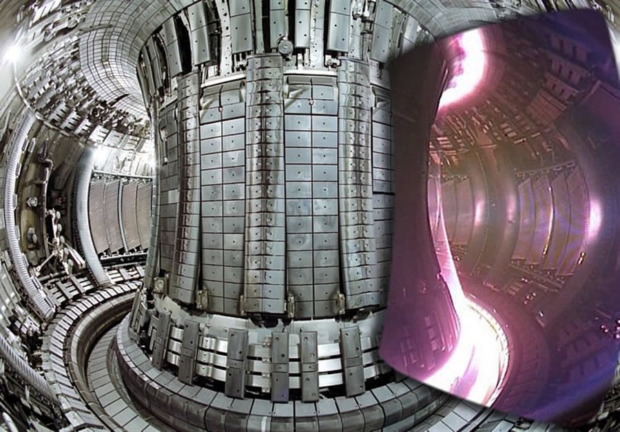 jet tokamak plasma overlay